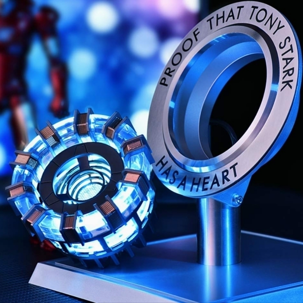 1:1 Arc Reactor MK2 fully assembled LED Chest Lamp USB Movie Prop iron man